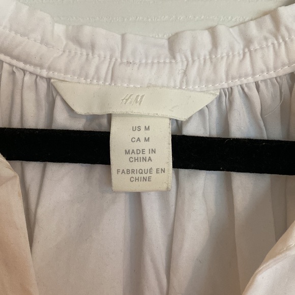 H&M Chic White Tent Dress Medium - Picture 4 of 4